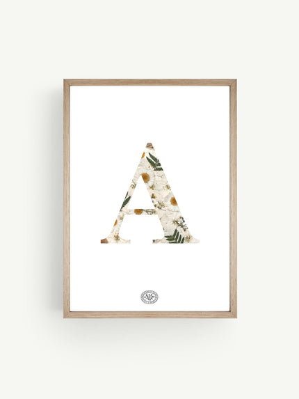 Lettres simples tons blancs